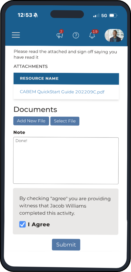 CABEM CM - Documents Mobile documents, mobile